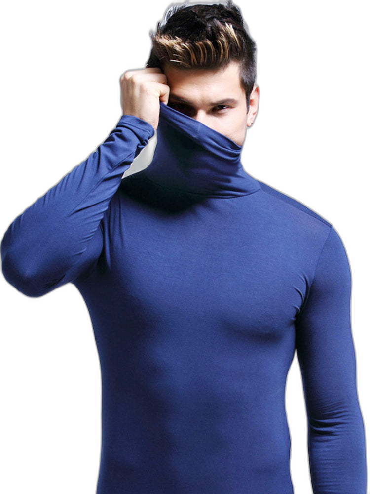 Men's Turtleneck Thermal Top Base Layer Shirts