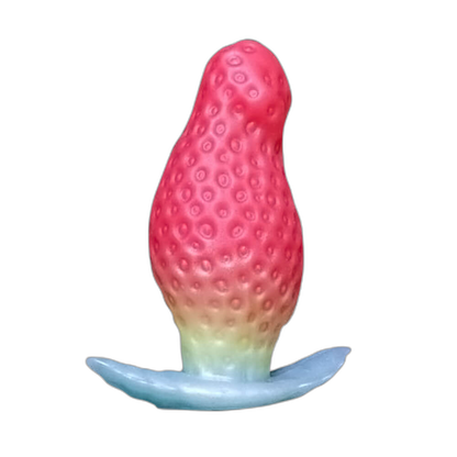 Strawberry - Pink Anal Plug - Cute Silicone Butt Plug