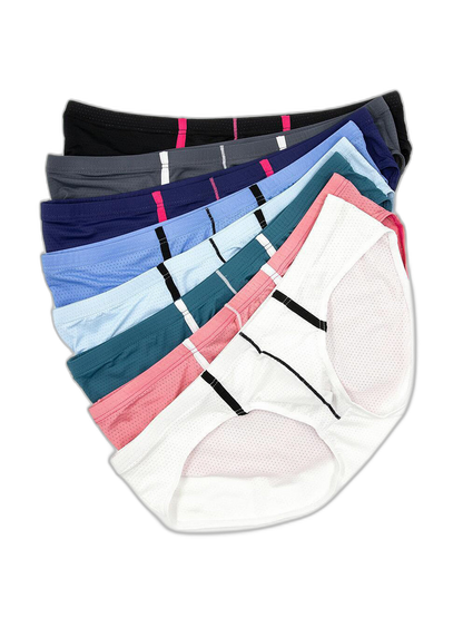 4 Pack Men’s Low-rise Breathable Mesh Briefs