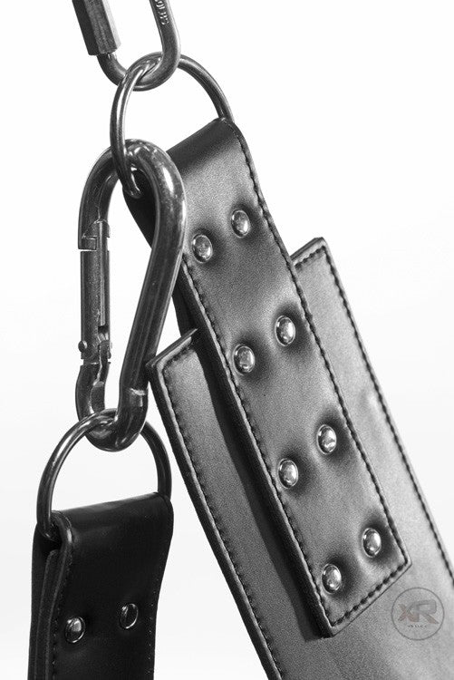 Leather Swing with Pillow and Stirrups