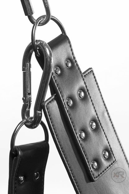 Leather Swing with Pillow and Stirrups