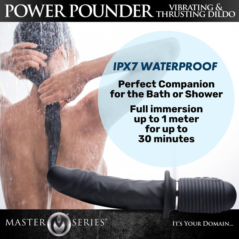 Power Pounder Vibrating Silicone Auto-Thruster