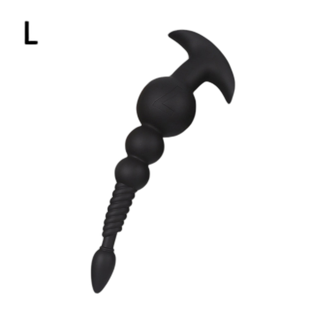 Rama - Silicone Anal Beads  - 3 Anal Balls With Tail - Anal Trainer