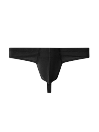 3 Pack Men's Solid Color Seamless Comfort Quick-Dry Breathable Thongs