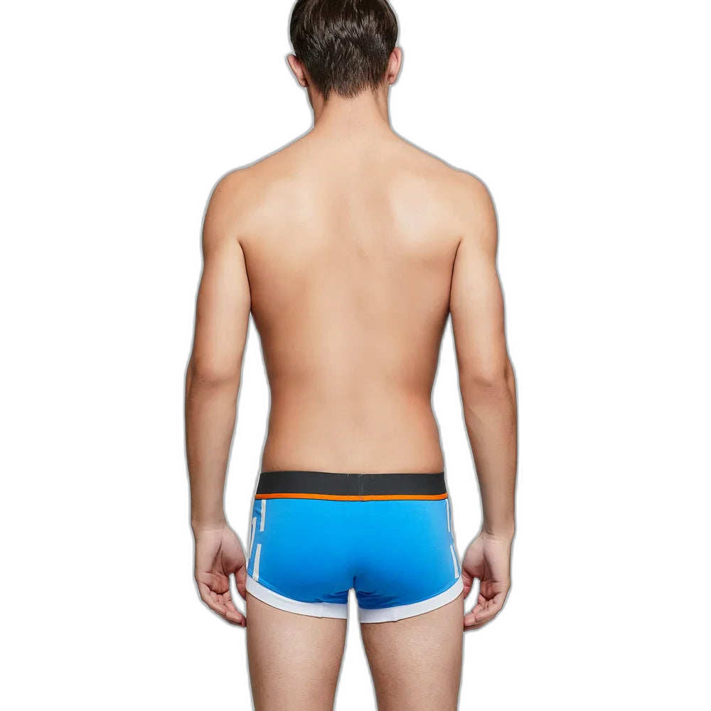 SEOBEAN Athletic Print Cotton Boxer Briefs
