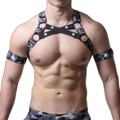 Camouflage Gogo Muscle Harness