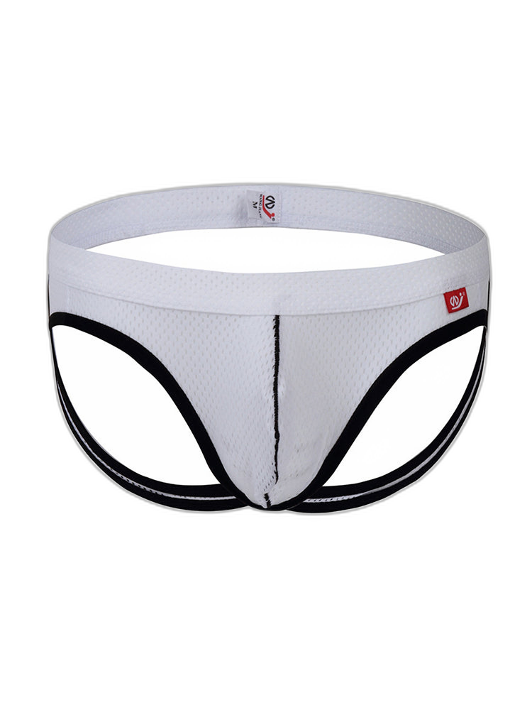 4 Pack Men's Low Waist Sexy Breathable Butt Lifting Stylish Comfortable Jockstrap