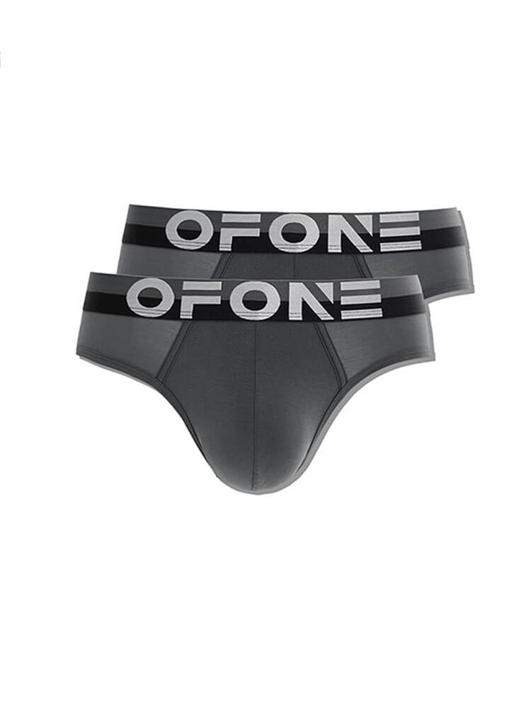 Men's Sexy Breathable Letter Print Lyocell Briefs