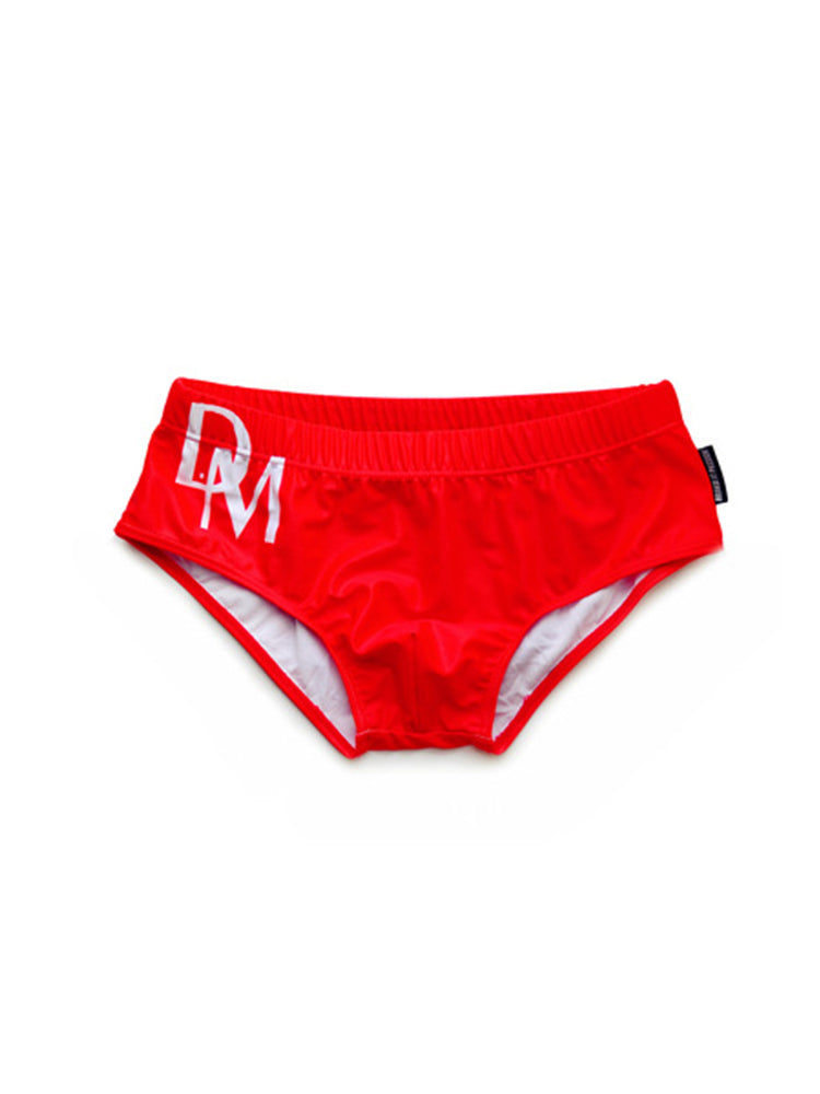 Low Waist Sexy Print Sports Triangle Swim Briefs