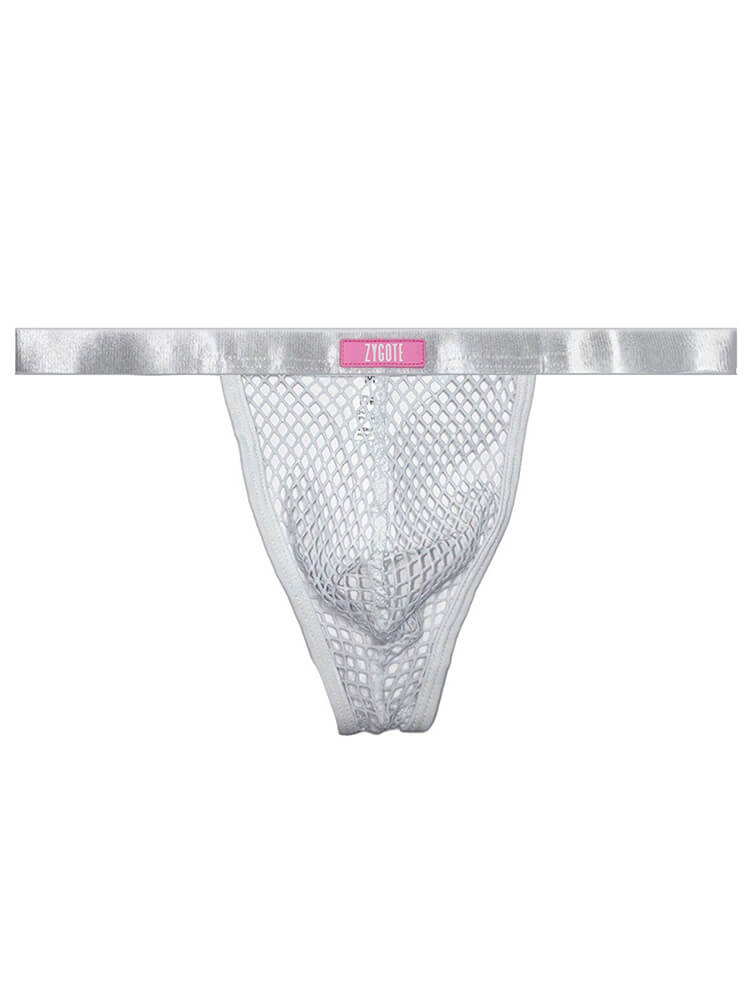 Men's Low-Rise Neon-Colored Large Pouch Thong