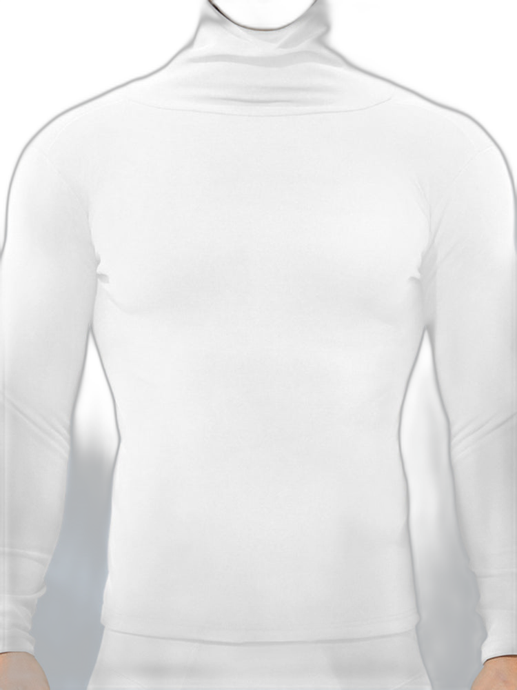 Men's Mid-high Collar Warm Cold-proof Long-sleeved Bottoming Shirt
