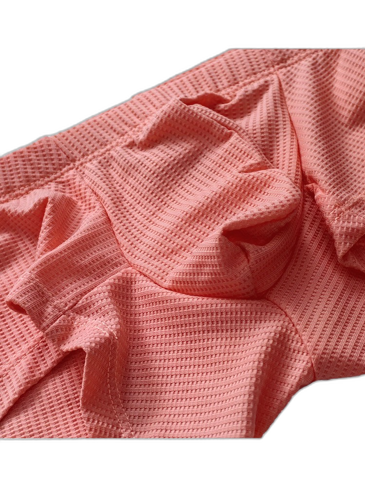 2 Pack Men's Sexy Short Legs Trunks With Large Pouch