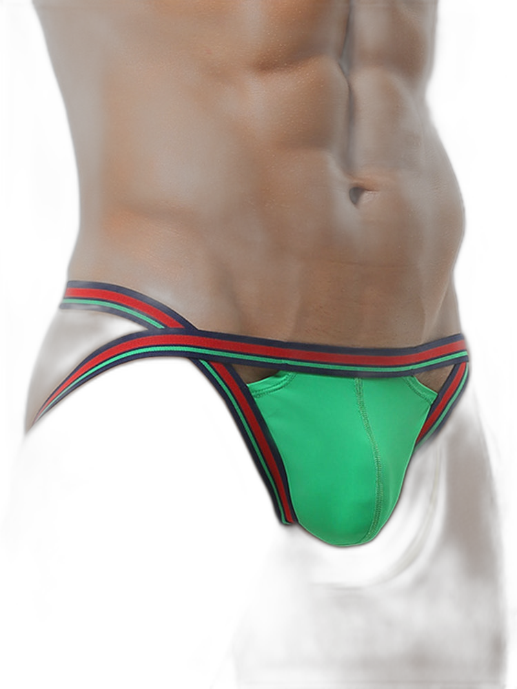 Men's Sexy Colorful Cross Band Jockstrap