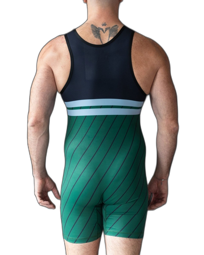DEN Wrestling Singlet - Collegiate Green