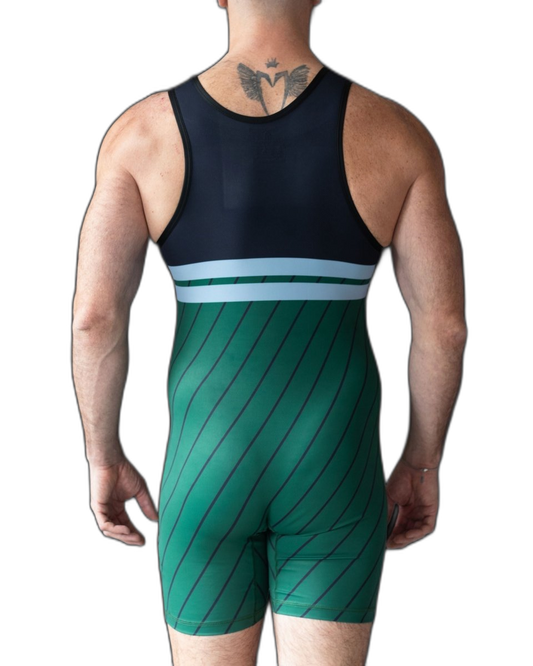 DEN Wrestling Singlet - Collegiate Green