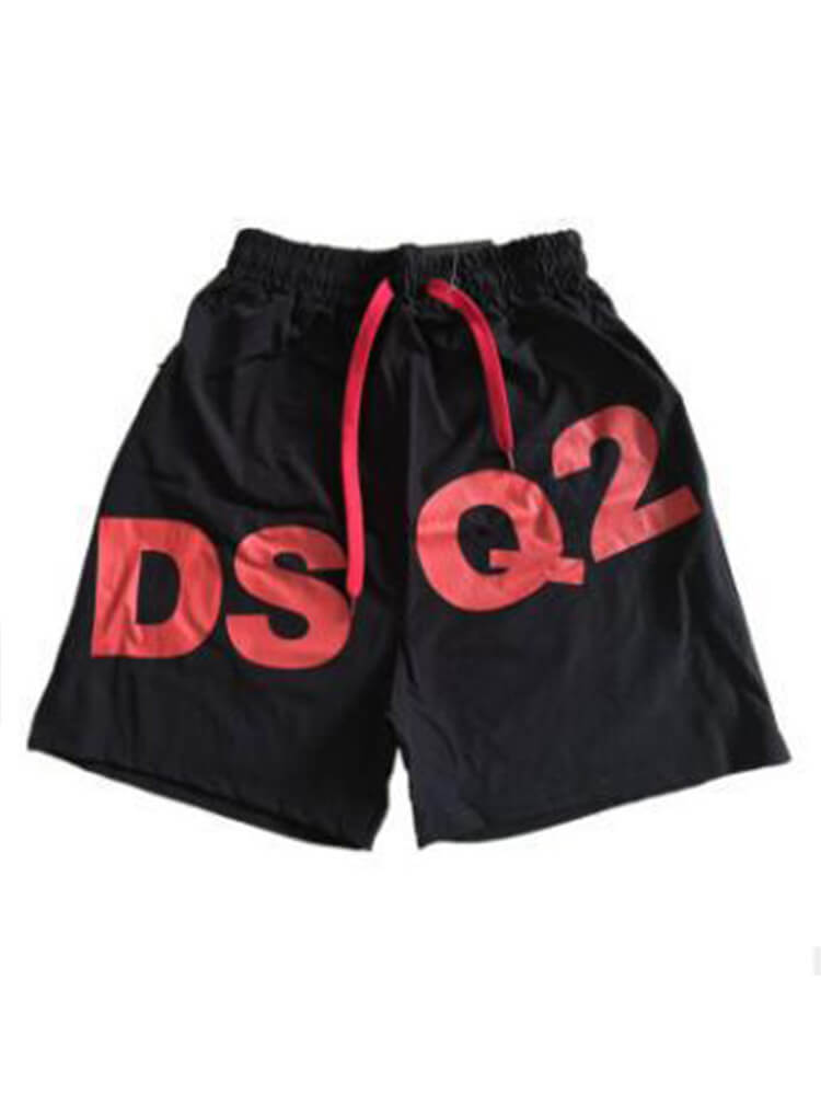 Men's Letter Print Athletic Outdoor Beach Shorts