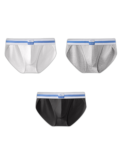3-pack Men's Sexy High-cut Breathable Briefs