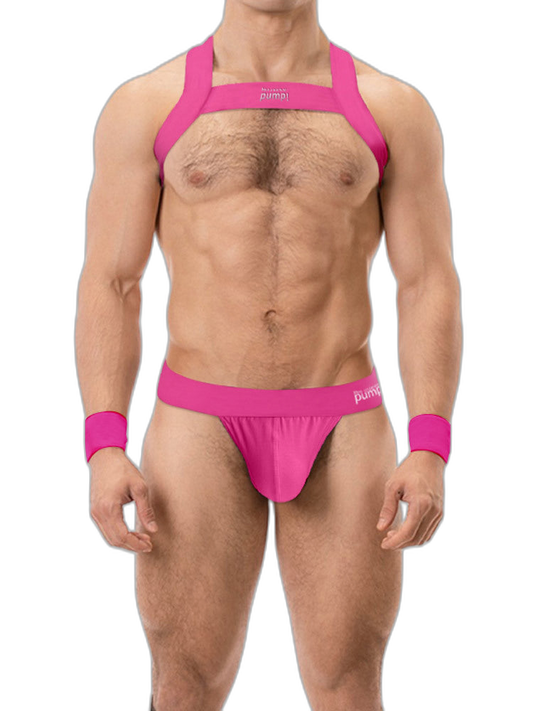 Men's Sporty Cut Anti-Chafing Stretch Fit Shoulder Strap & Underwear