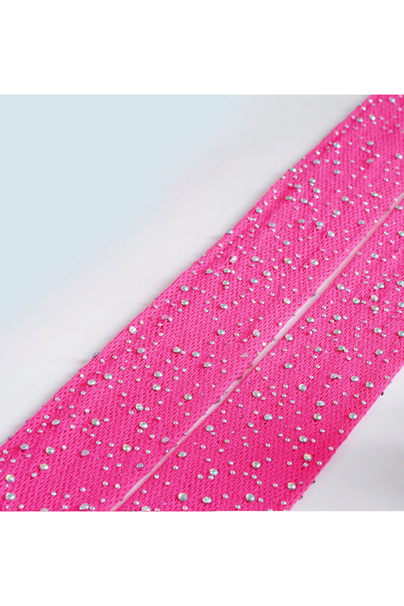 Men's Rhinestone Cut Out Fishnet See Through Stockings