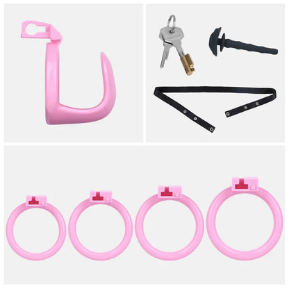 Semi-Open Male Chastity Cage – ABS Resin