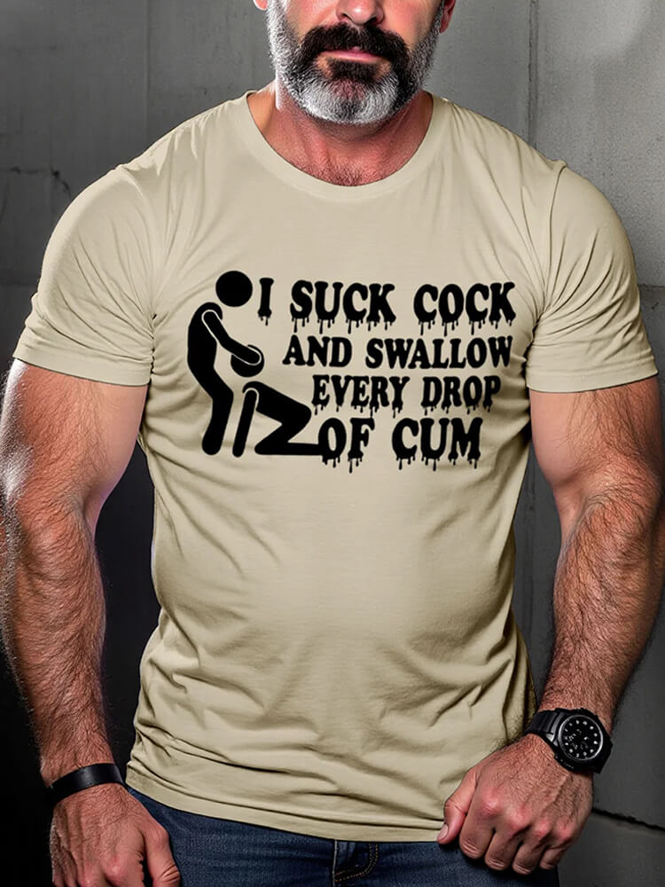 Men's Gay Pride LGBTQ Cock T-shirt