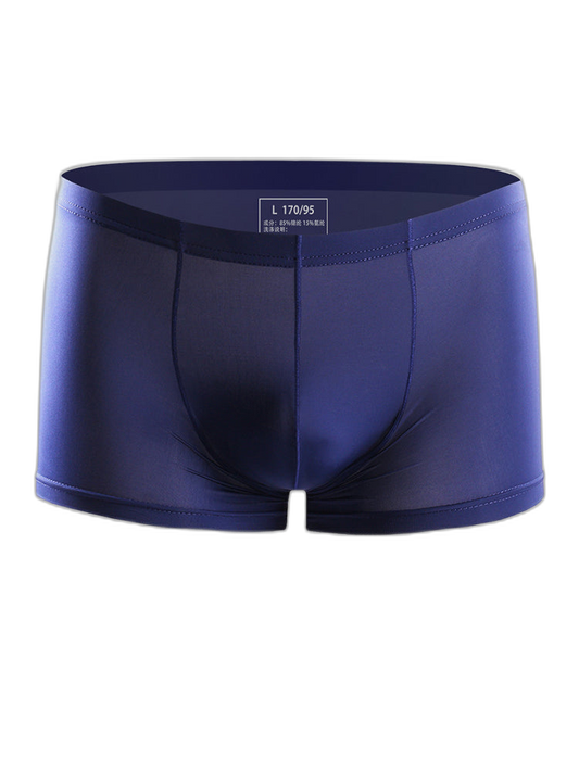 4 Pack Cooling Silk Bulge Pouch Men's Underwear