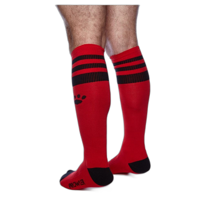 Prowler RED Football Socks Red Black