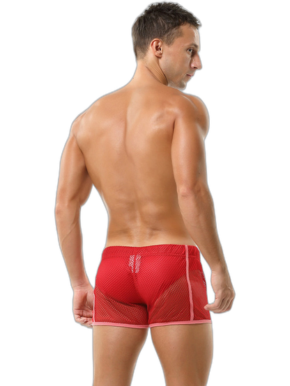 Men's Hollowed Out Breathable Boxer Briefs