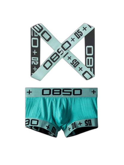 Men's Ultra-Soft Cotton Supportive Fit Activewear Shoulder Strap & Underwear