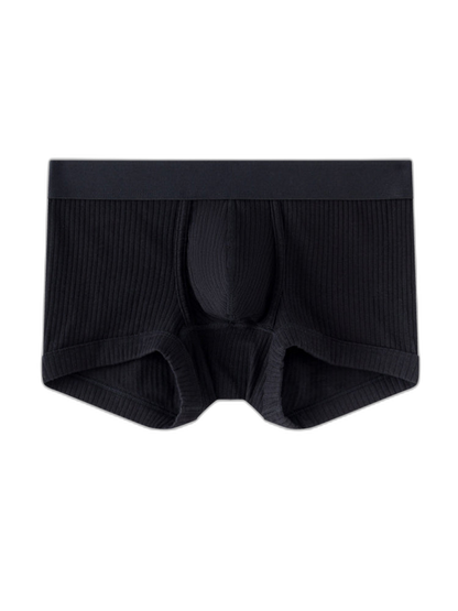 2 Pack Men's Ultra-Soft Premium Pure Cotton Comfy Waistband Seamless Trunks