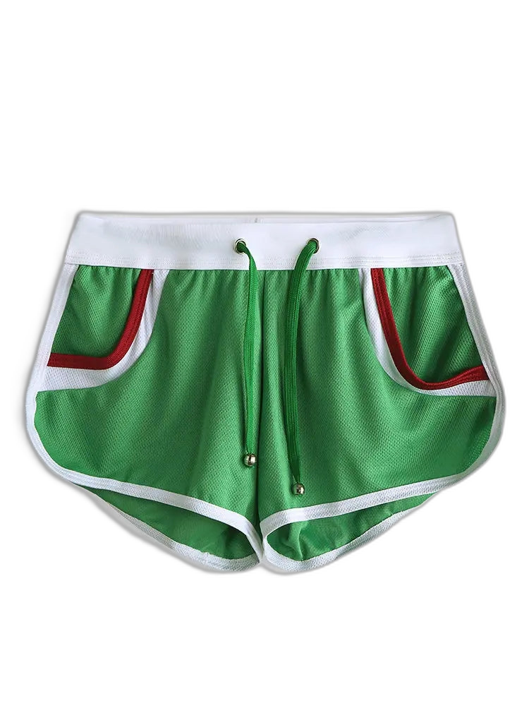 2 Pack Drawstring Leisure Men's Loose Boxer Shorts