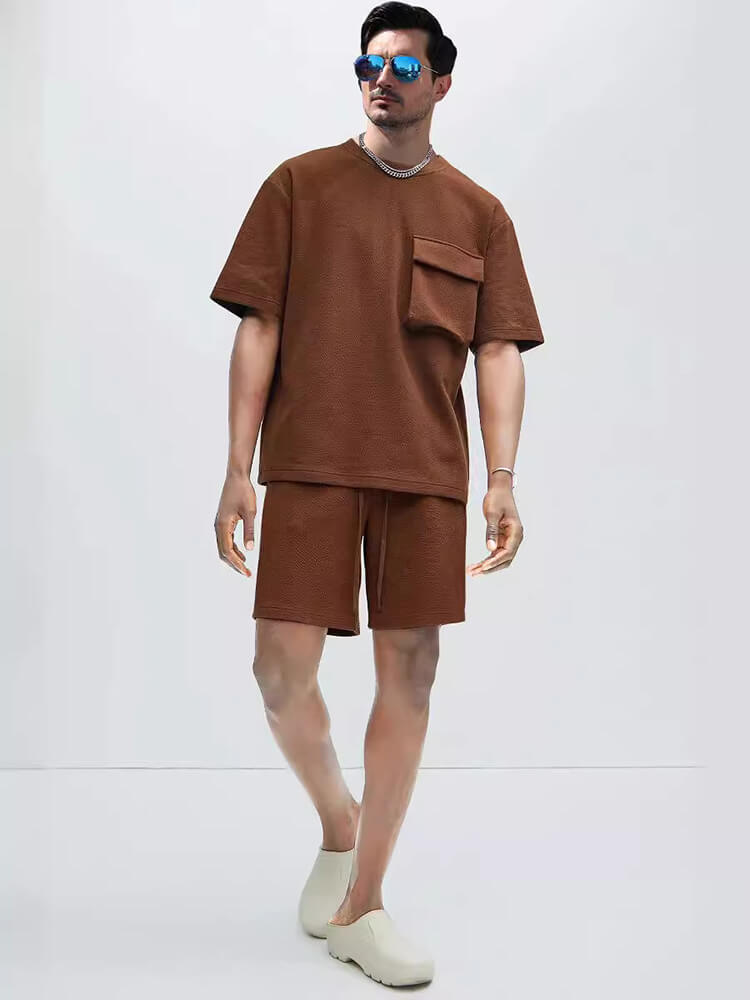 Men's Fashion Street Casual Sports Two-Piece Set
