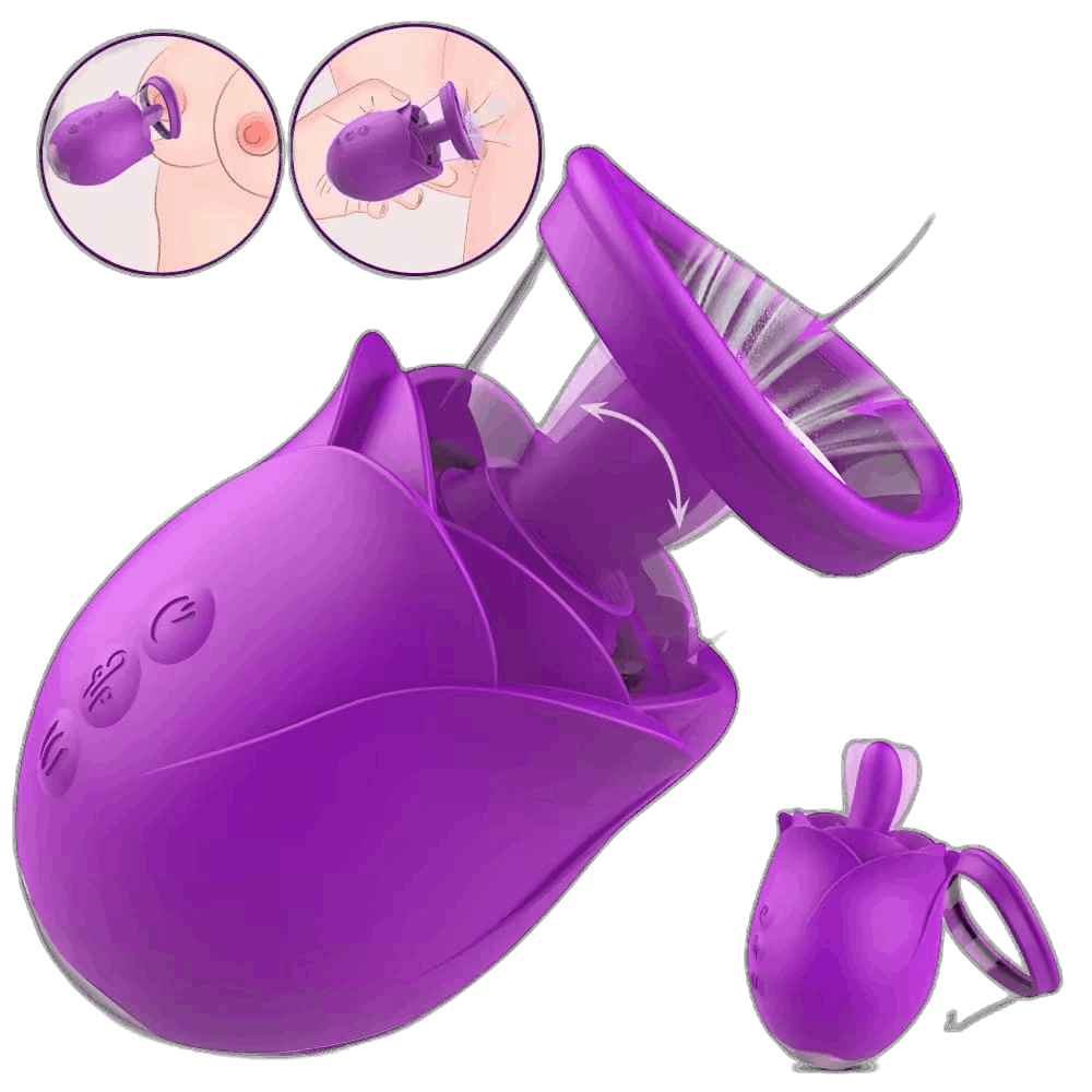 Flower Dance Carnival IV - Rose Buddies Tongue Licking - Clitoral Suction Toy