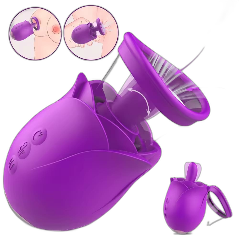 Flower Dance Carnival IV - Rose Buddies Tongue Licking - Clitoral Suction Toy
