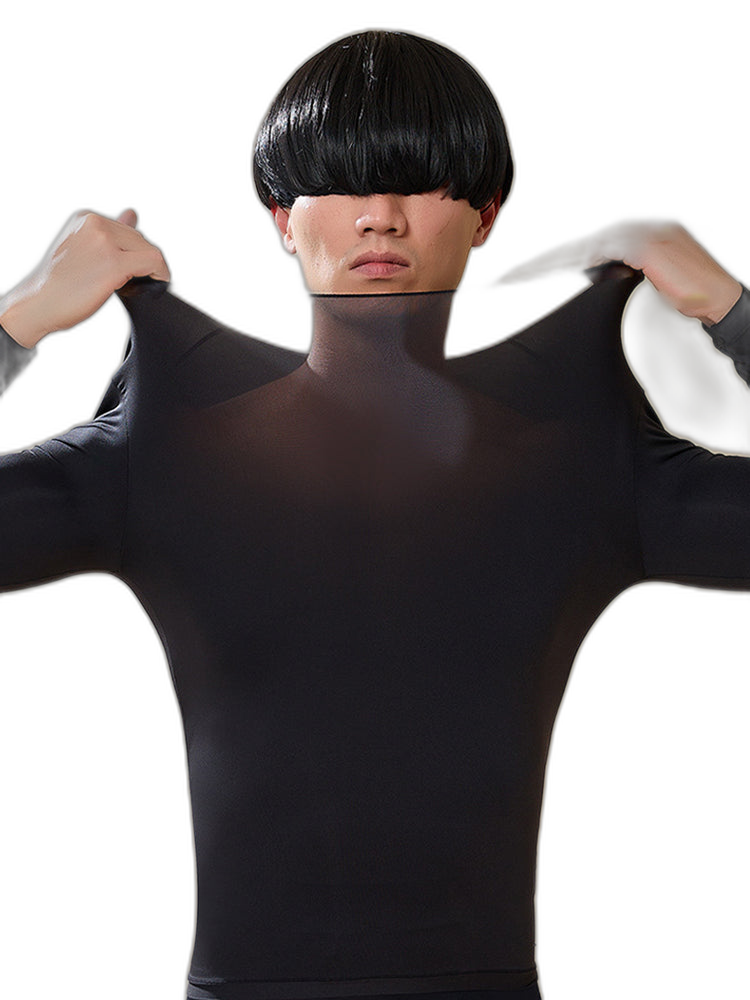 Men's Skin-Friendly Ultra-Thin High-Elastic Anti-Static Thermal Base Layer Tops & Bottoms