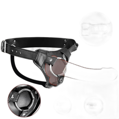 Draven - Leather Strap On Harness