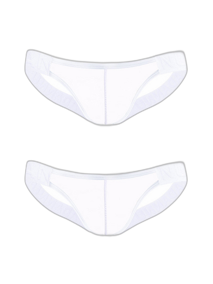 2 Pack Men's Sheer No-Waistband Jockstrap with Textured Pattern