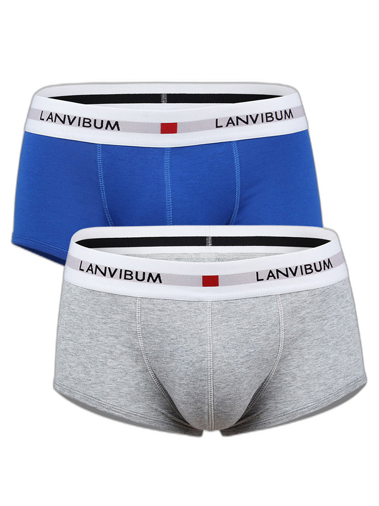 2 Pack Men's Breathable Big Pouch Trunks