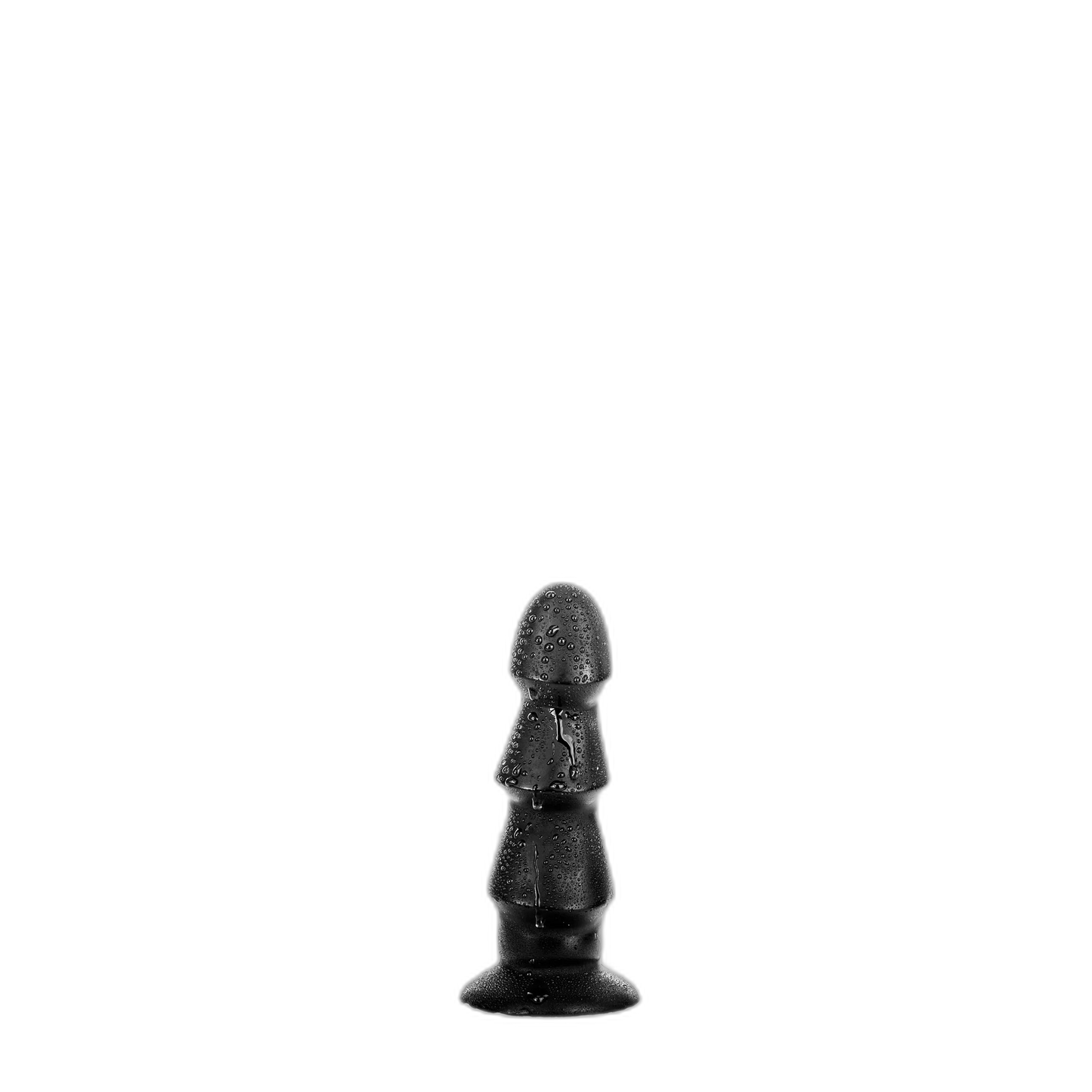ruff GEAR Three Ridges Butt Plug 7 Inch Black