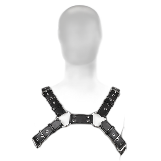 Buckle Strap Leather Chest Harness