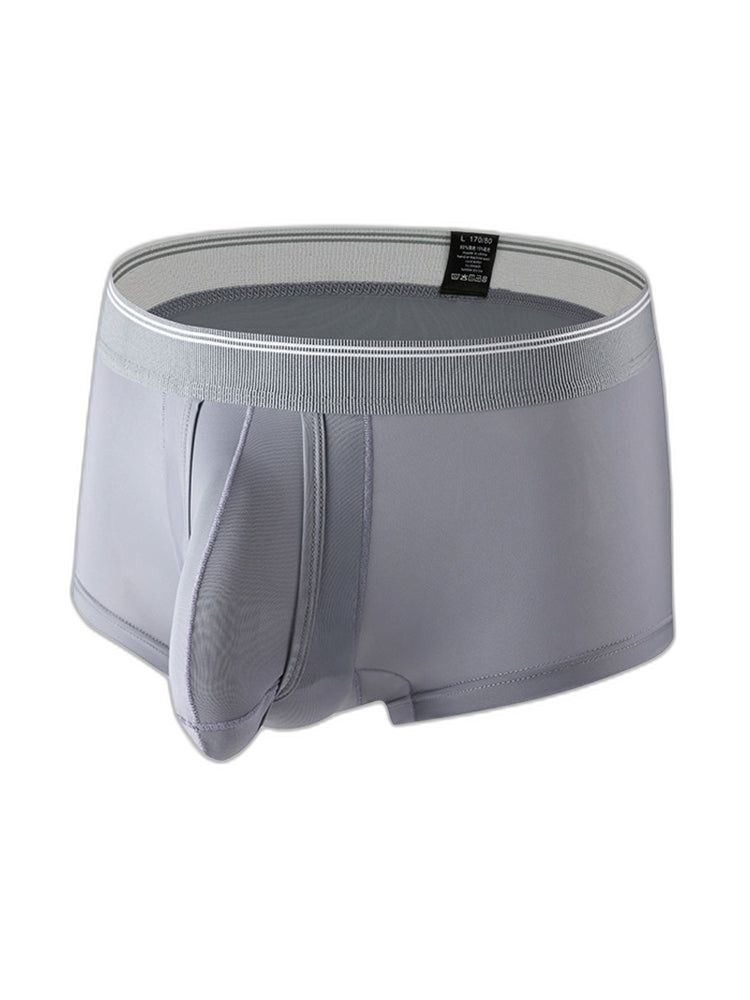 3 Pack Men's Mid-Rise Separation Breathable Elastic Trunks