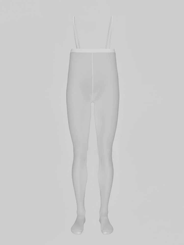 Men's Sexy High-Waisted Suspender Pantyhose