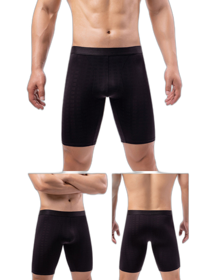 2 Pack Men’s Front Pouch Mesh Boxer Briefs