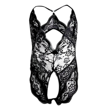 Sissy Lace Bodysuit Leotard for Men