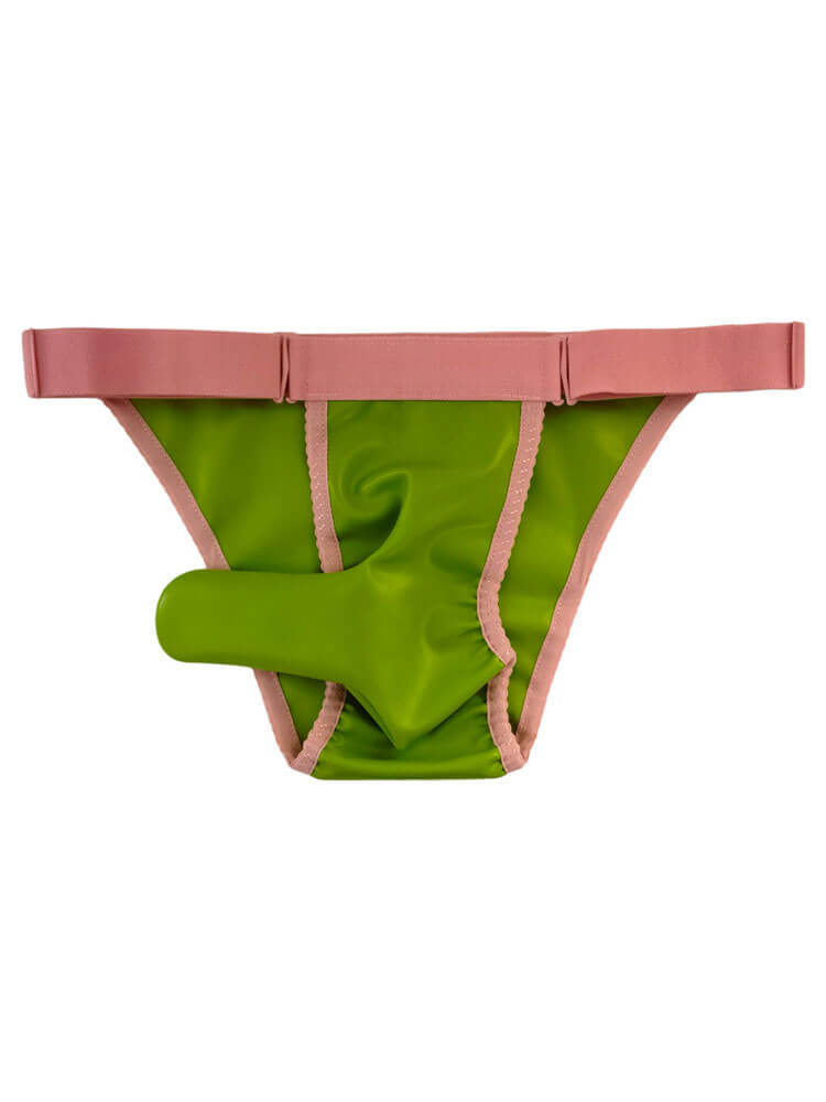 Men's Seamless Bullet-Separating Latex Briefs