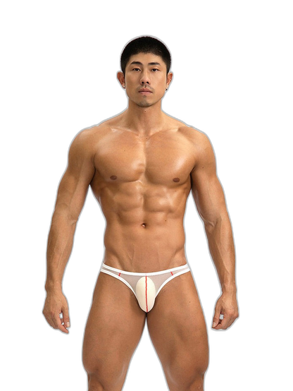 2 Pack Men’s See-through Mesh Bikini