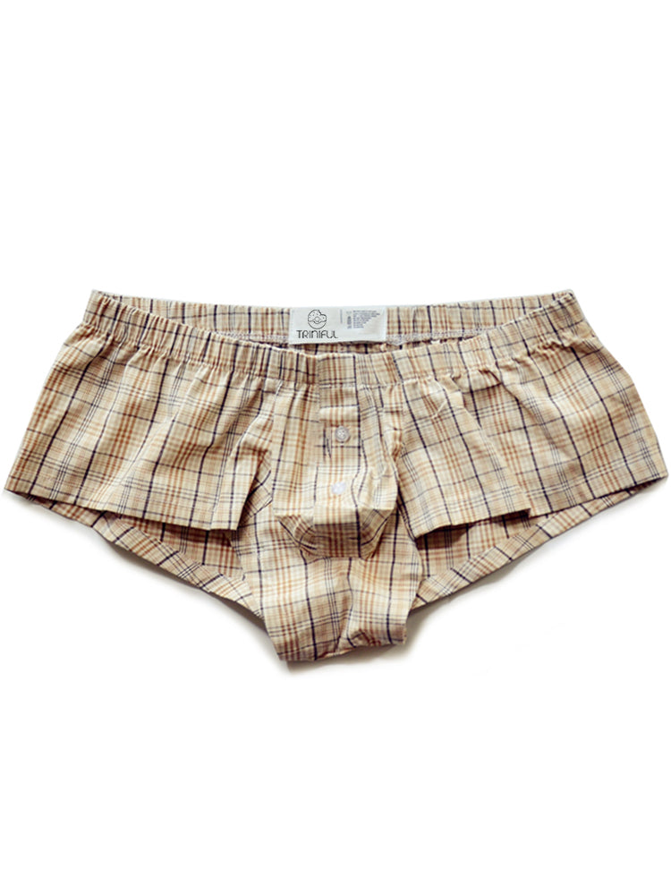 D.M Low Rise Breathable Home Boxer Briefs