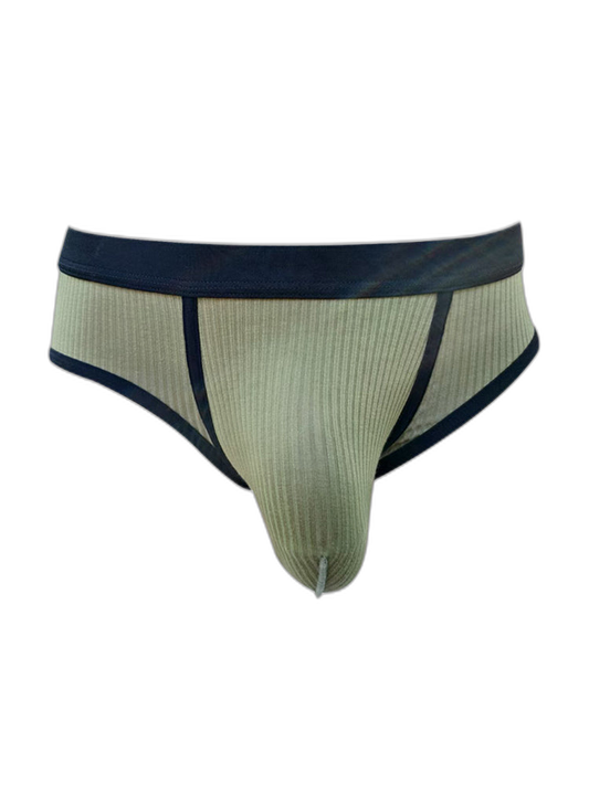 3 Pack Men's Seamless Comfort Large Supportive Pouch Sexy Low-Rise Briefs