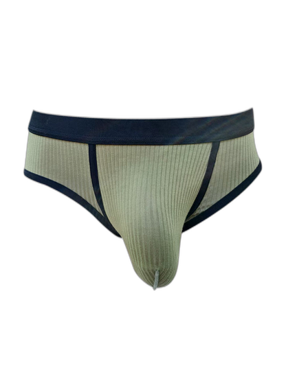 3 Pack Men's Seamless Comfort Large Supportive Pouch Sexy Low-Rise Briefs