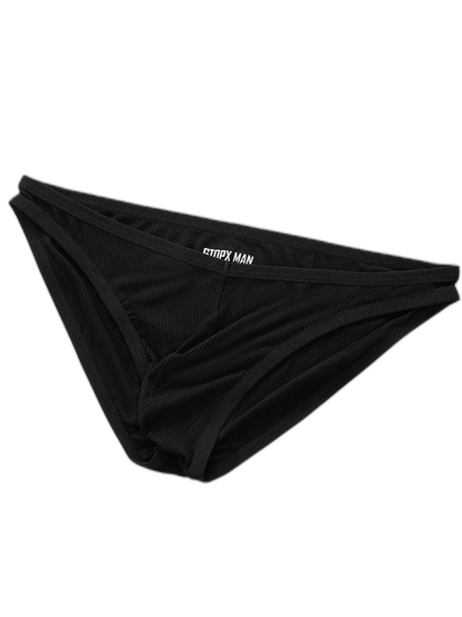 Sexy V-shape Low-rise Threaded Bikini For Men